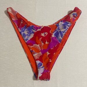 L*SPACE CABANA BOTTOM BITSY Cut Bikini Bottom Women's Size XL